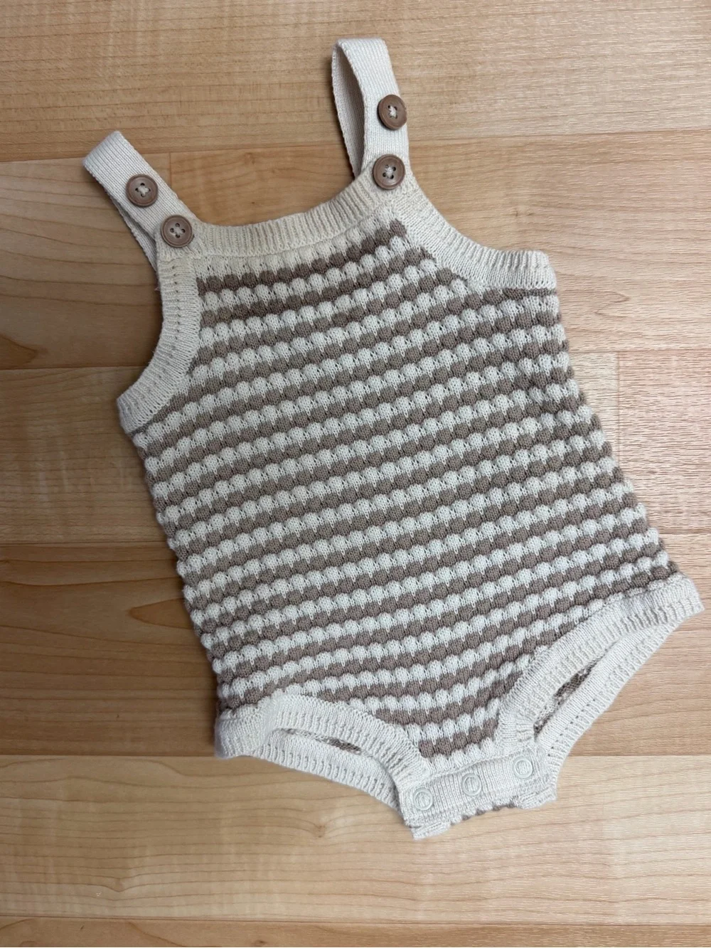 Carter's Just One You Knit Sweater Romper Neutral 3M